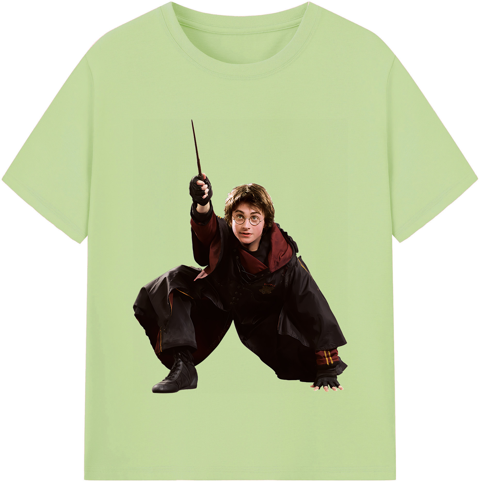 （画像用） Harry Potter ハリー・ポッターシリーズ 綿100％半袖Tシャツ（フロントプリント）